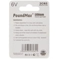 thumbnail image 2 of Batería PoundMax 2CR5 6 V de litio para cámara 45 x 34 x 17 mm, 2 of 4