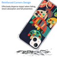 thumbnail image 4 of Abstract Flowers Case Compatible with iPhone 13,Aesthetic Art Design TPU Bumper Bumper Cover Case, 4 of 5