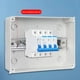 thumbnail image 5 of Caja de Conexiones Eléctricas HT IP65, Impermeable, para Exteriores, con Cubierta Transparente, para Interruptores y Cableado, HT2, 5 of 5