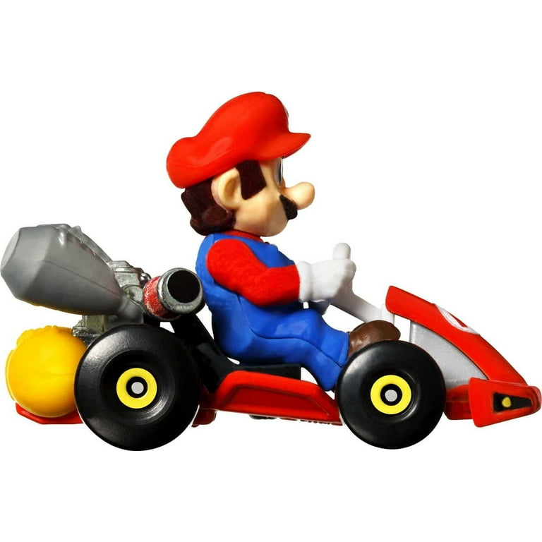 Hot Wheels Super Mario Bros. Theatrical Movie Mario Kart Diecast Vehicle  (HKD42)