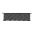 thumbnail image 4 of Garden Bench Cushion Anthracite 70.9"x19.7"x2.8" Fabric, 4 of 7