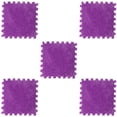 thumbnail image 3 of 5 Pcs Tapis en Velours de Polyester Carré Casse-Tête de 11,81 Po en 14 Couleurs, 3 of 9