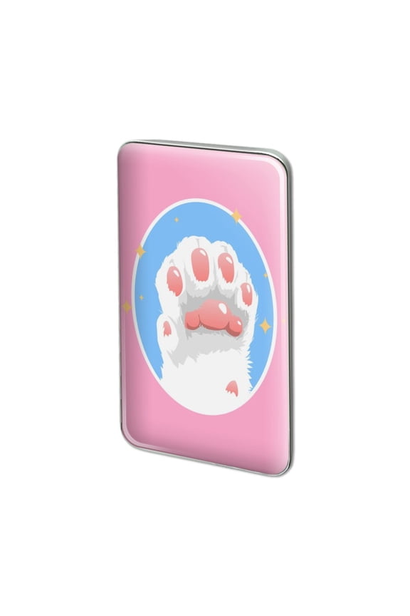 Cat Paw Toe Beans with Cute Sparkles Metal Rectangle Lapel Hat Pin Tie Tack Pinback