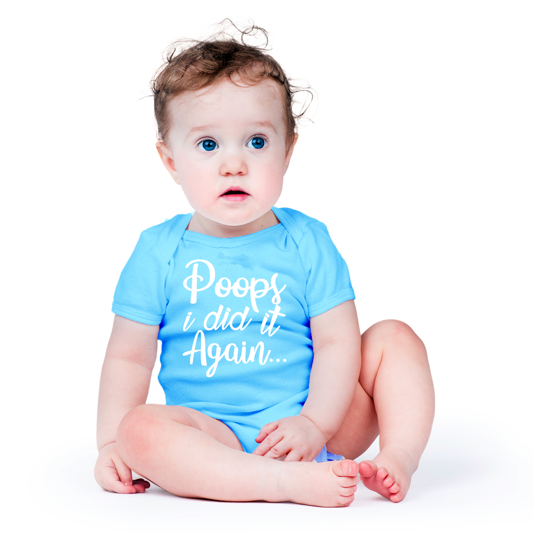 Poops, I Did It Again - Funny Parody Song, Oh Baby, Baby - Cute One-Piece Infant Baby Bodysuit - image 2 of 4