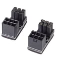 thumbnail image 2 of Juego De Adaptadores De Corriente De Ángulo De 180 Grados GPU 2 Uds Para Tarjetas Gráficas De Escritorio 6 Pines Sunnimix Conector de dirección asistida, 2 of 8