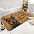 thumbnail image 6 of The Doberman Door Mat, We Know You ARE Here The Doberman Dog Door Mats, Funny Doberman Doormat, Funny Doormat Welcome Mat Funny Door Mat Outdoor Decor,Indoor Doormat,Coral Velvet Rug 17”x30”, 6 of 7