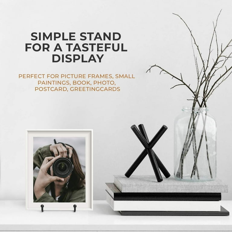 TR-LIFE Plate Stands for Display - 6 Inch Plate Holder Display Stand +  Metal Frame Holder Stand for Picture, Decorative Plate, Photo Easel,  Tabletop