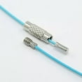 thumbnail image 3 of U8MO 100x Steel Wire Necklace Cord Nice For DIY Jewelry Making With Screw Clasp 17.5"-SkyBlue, 3 of 3