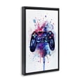 thumbnail image 2 of Stupell Industries Contemporary Burst of Color Controller Black Floating Frame Canvas Art, 17 x 25, by Creative Studio, 2 of 8