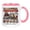 Pink, variant on Firefighter Gifts for Men Coffee Mug,  Fireman Station Retirement Birthday Gift for Dad, Husband, 11oz