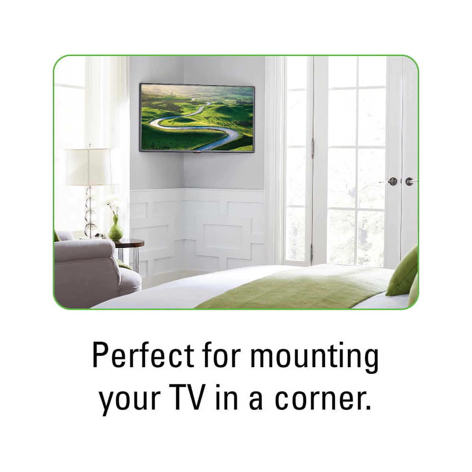 SANUS Full-Motion TV Mount for 32"-55" w/ cable tunnels & 10' HDMI - image 3 of 7