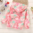 thumbnail image 3 of Cethrio Kids Girls Jackets 2025, Lightweight Fashion Casual Hooded Girls' Outerwear Pink Size 5T, 3 of 3
