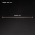 thumbnail image 2 of Unique Bargains 3.3 Borosilicate Glass Stick 9.84' Length 5mm Dia Stir Rod Round for Lab Kitchen Science 3Pcs, 2 of 5