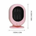 thumbnail image 3 of Taicans ‌Portable Space Heater - 1500W Fast Heating Ceramic Heater with Thermostat & Safety Features (Overheat/Tip-Over Protection),for office/Bedroom,Energy-Efficient & Quiet Warm Air Blaster‌, 3 of 8