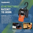 thumbnail image 4 of CargoBuckle G3 Retractable Ratchet Tie-Down - 2" x 72" - Pair, 4 of 7