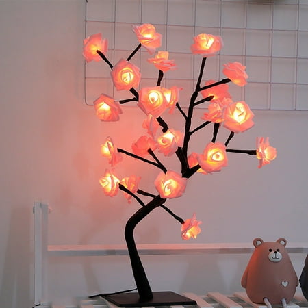 

Night Light Valentine s Day Gift: Illuminate Love With The Enchanting Rose Tree Lamp