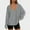 #8Gray, variant on Byworldtasic Trendy Oversized Tshirts for Women Workout Plus Size Gym Tops Round Neck Long Sleeve T Shirts Spring Casual Basic Tees