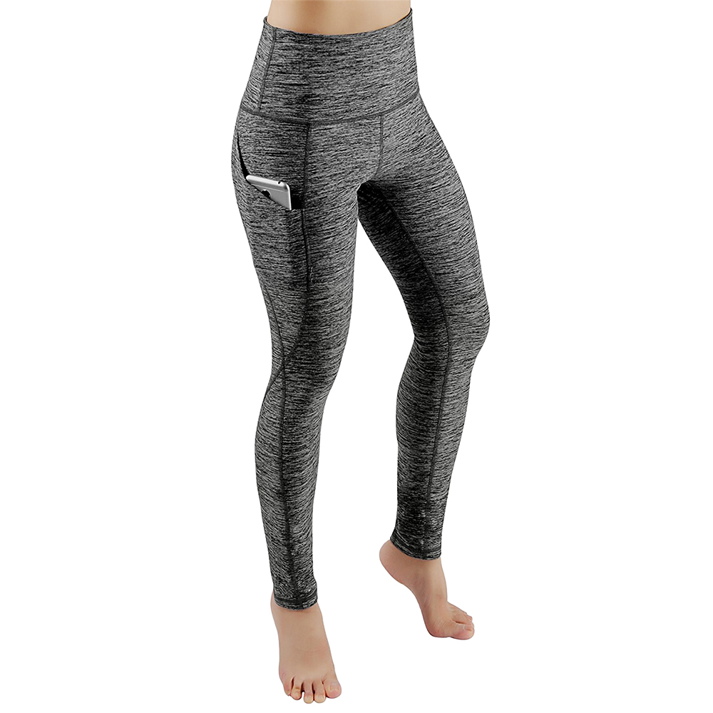 Workout Pants for Women 4 Way Stretch Yoga Leggings with Pockets Tummy Control High Waist Yoga Pants with Pockets