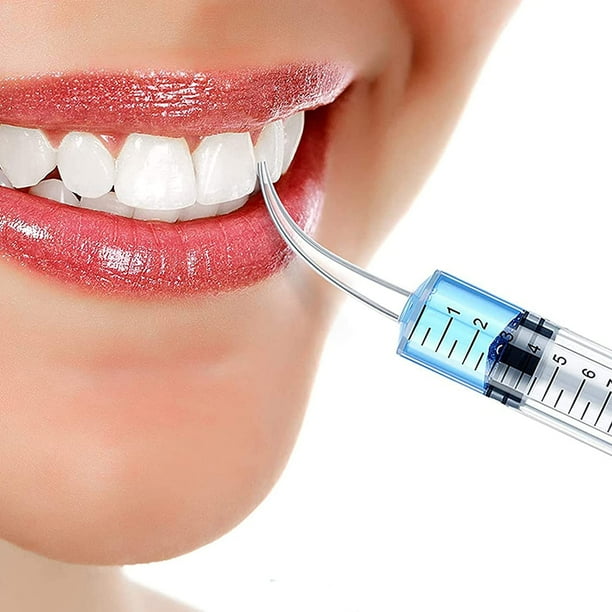 Jeringa graduada de 5 piezas jeringa de irrigacion dental de 12 ml jeringa dental con punta curva para cuidado dental cuidado de mascotas JM Walmart en linea