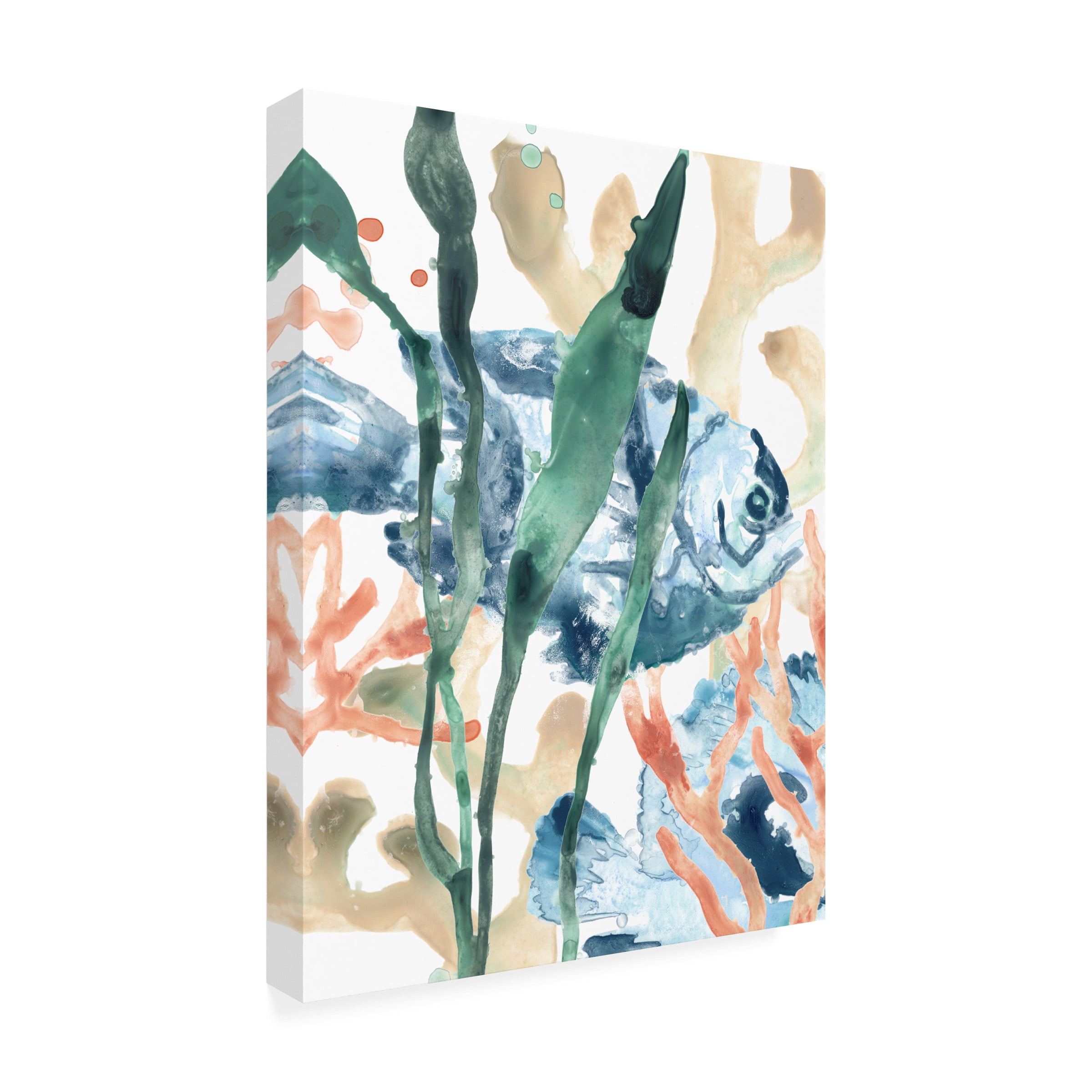 June Erica Vess 'In the Kelp I' Canvas Art
