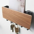 thumbnail image 4 of Estante de pared Advancent Caja de gancho decorativa Color Nogal, 4 of 6
