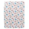 thumbnail image 2 of Manta Swaddle para ropa de cama Unisex de doble capa de terciopelo de coral cuna cuna manta ingeniería coche Magideal Manta Swaddle para ropa de cama, 2 of 7