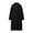 Black, variant on Women's Fashion Solid Color Soft Loose Wool Coat Jacket Ladies Silk Winter Jackets Girls Wool Blend Coat Woolen Coat Women Hiking Winter Jackets Quarter Length Womens Women Warm Winter Jackets Ladies