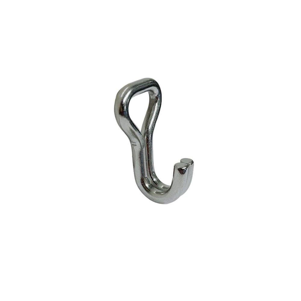 1" Marine Grade J Web Hook J Hook Rigging Stainless Steel 400 Lbs Load Cap. 4 Pc