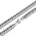 thumbnail image 5 of HOOUN 9mm Men Jewelry set Stainless Steel Double Link chain Necklace Bracelet Polished, 5 of 5