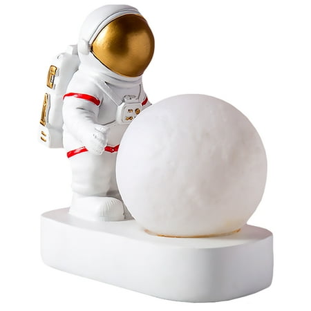 

1pc Creative Resin Night Lamp Astronaut Appearance Night Lamp Desktop Decor