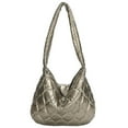 thumbnail image 2 of Autumn Winter Commute Bag Lattice Pattern Quilted Underarm Bags Fashion for Work, 2 of 10