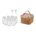 thumbnail image 2 of Kit de especias para acampar con bolsas de viaje de 100 ml de botellas de líquido fáciles de usar para usar dispensadores de condición para mochileros Caqui, 2 of 8