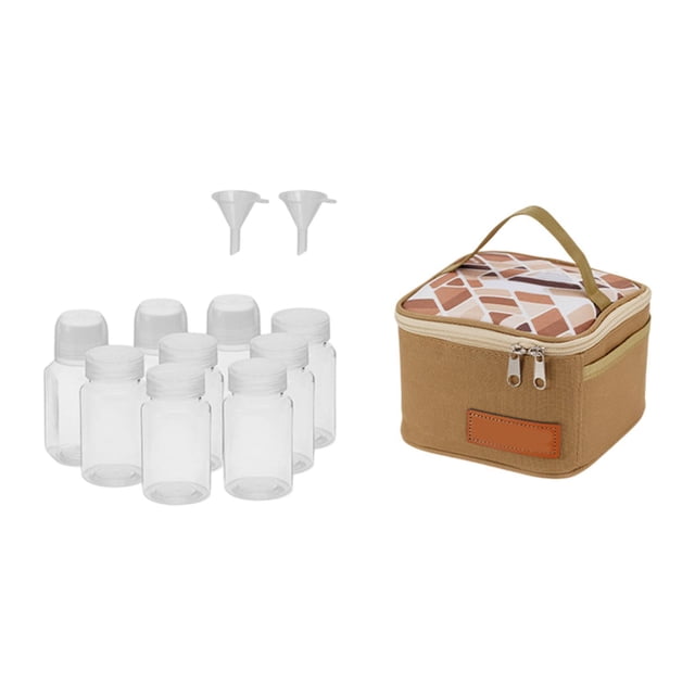 Kit de especias para acampar con bolsa de almacenamiento, pimentero portátil fácil de usar, condimentos Caqui