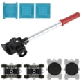 thumbnail image 2 of POINTERTECK Shifter Lifter Set Wheel Moving Slider Heavy Furniture Mover Table Tool Moving artifact 8-piece set, 2 of 8