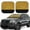 Gold Glitter, variant on Naloa Pink Glitter 2 Piece Foldable Car Sun Shades, Car Windshield Sunshade, Front Window Sunshade for Car, Truck, SUV - Small
