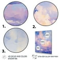 thumbnail image 3 of Designart "Colorful Sky Photo Skyline Charm II" Landscape & Nature Floater Framed Wall Art Living Room, 3 of 7