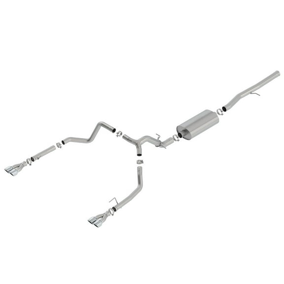 Borla 140782 Cat-Back Single Dual Split Rear Exit Exhaust System Kit