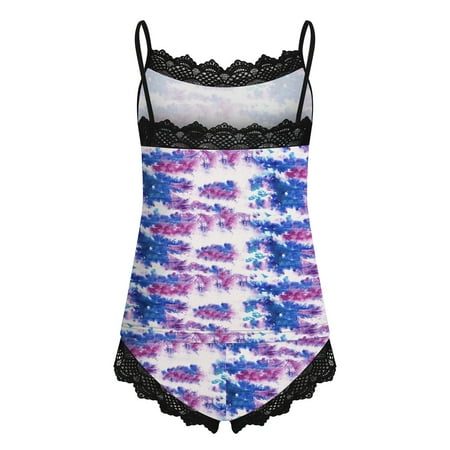 

Tawop Sleeping Beauty Costume Sexy Lace Splicing Sling Print Sleepwear Suit Nightwear Sets Sexy Sleepwear For Women Lingerie Soft Sexy Sleepwear For Women