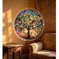 thumbnail image 6 of Acrylic Jigsaw Puzzle Suncatcher, Suncatcher Puzzle, 83 Pieces Acrylic Puzzle Window Hanging, Colorful Stained Glass Acrylic Sun Catcher Decor, for Women Mom, 6 of 8