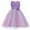 Purple, variant on KYAIGUO Toddler Sleeveless Mesh Sequin Dress Rainbow Wedding Party Dress Kids Flower Girl Ball Gown Party Dress Tulle Prom 3-10Y