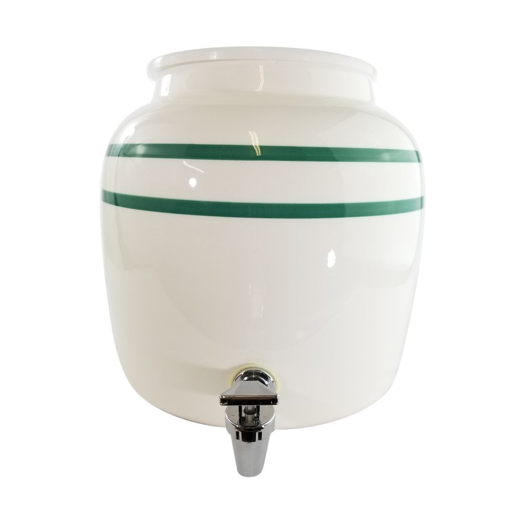 Premium Porcelain Water Crock Dispenser Elegant Countertop Dispenser