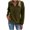 Army Green, variant on Fall Fashion Must Haves Womens Long Sleeve Solid Color V Neck Sweatshirt Tops Zip up Pullover Casual Wear Women Fall Clothes