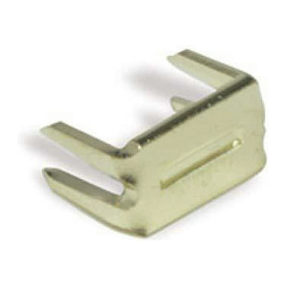YKK #5 Bottom Stops Solid Brass Zipper Hardware Brass - 50 Pack