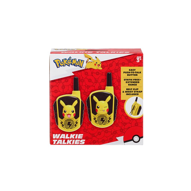 eKids, Pokemon Walkie Talkies, Pikachu, Two Way Radios for Kids