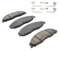 thumbnail image 2 of Pastillas De Freno Delanteras Semimetálicas De Calidad Construida 1001-0921M Compatibles Con Cadillac (Cts Sts) 2003-2008; Gran Premio Pontiac 2005-2008, 2 of 5