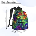 thumbnail image 4 of Lsque Pride Rainbow Classic Casual Backpack - Large Capacity Water-Resistant Backpack for School, Work, Travel, and Outdoor Activities, 4 of 8