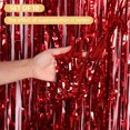 thumbnail image 2 of Cortinas de flecos de papel metalizado Ohiyoo 10 unidades rojo 1x2,5 m, 2 of 7