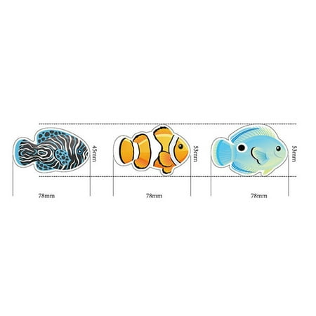 

3pcs/set Sticky Hook Fish Shape Multifunctional Self Adhesive No Scratches Durable Kitchen Hanger Home Decor Wall Mount