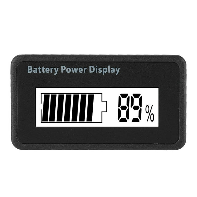 12-48V Digital Battery Capacity Tester, Battery Monitor Battery Capacity Monitor Gauge Indicator, LCD Screen With Backlit/Buckle/a PVC Film
