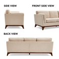 thumbnail image 7 of Modern Luxury Sofa by Black & White Furniture (Beige) - Beautifully Crafted Furniture Perfect for Houses, Condos and Apartment – Easy Assembly, 7 of 7